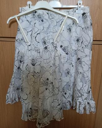 Completo elegante con gonna