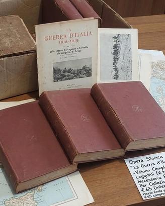 RARA OPERA STORICA: "La Guerra d'Italia 1915-1918