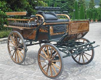 Carrozza per cavallo breck tutto legno