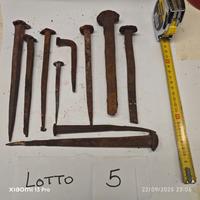 chiodi antichi forgiati ferro battuto