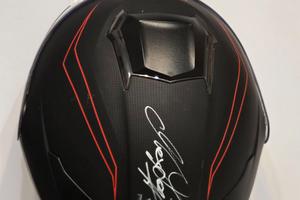 Casco Modulare Aprilia BT autografato Max Biaggi