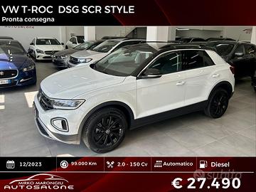 VW T-Roc 2.0 TDI SCR 150 CV DSG PROMO FINANZIABILE