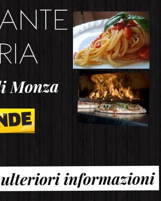 544/16 RISTORANTE PIZZERIA zona Monza di mq 170