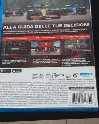 F1 MANAGER 22 PER PS5