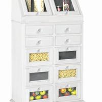 Mobile dispensa bianco opaco