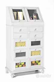 Mobile dispensa bianco opaco