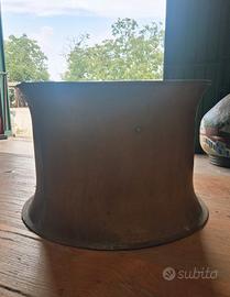 Porta vaso in ottone vintage