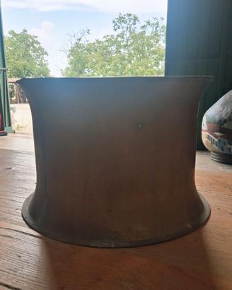 Porta vaso in ottone vintage
