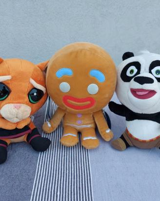 PELUCHE MORBIDI NUOVI 3 pezzi Stock