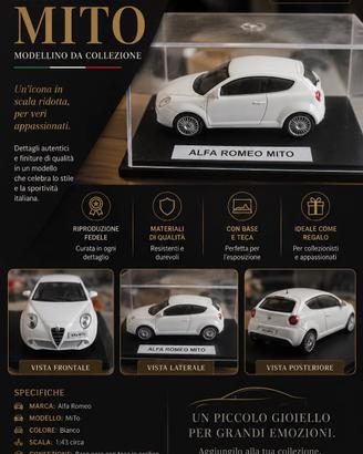Alfa Romeo  Mito Modellino Scala 1_43 