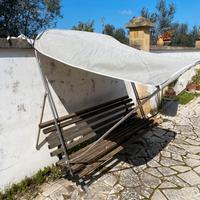 Tendalino acciaio inox completo per barca