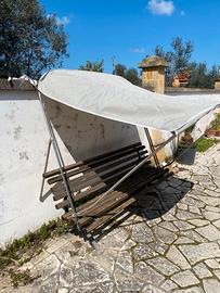 Tendalino acciaio inox completo per barca