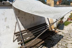 Tendalino acciaio inox completo per barca