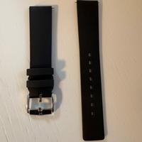 Cinturino caucciù Hirsch Caoutchouc 20mm/18mm