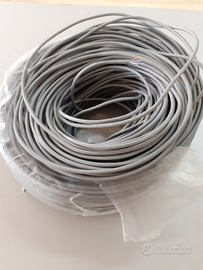 Cavo telefonico TRR 2 coppie + T grigio