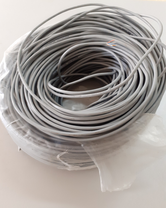 Cavo telefonico TRR 2 coppie + T grigio