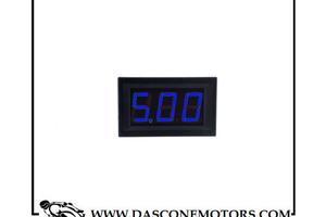 Mini Led blù Digital Voltmetro Tester Batteria Mot