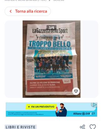 Titoli giornale