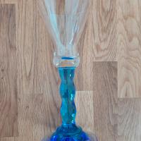 Porta candele in vetro