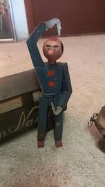 TRENINO IN LEGNO E FERRO, EPOCA,ANNI 30/40