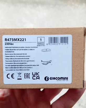 elettrovalvole GIACOMINI R473MX221 