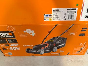 Tagliaerba elettrico a batterie Worx