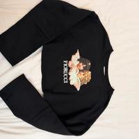 Felpa crop top Fiorucci