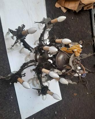 lampade in ottone vintage