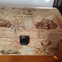 scatolina a bauletto portaoggetti di cartone