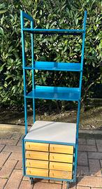 Ripiano portaoggetti Carrello multiuso con rotelle