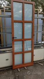 Portoncino con vetri stile inglese