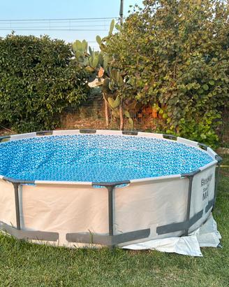 Piscina bestway steel pro max