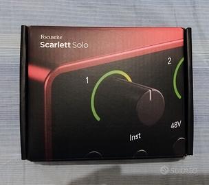 Focusrite Scarlett solo (4 gen)