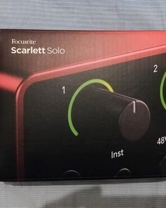 Focusrite Scarlett solo (4 gen)