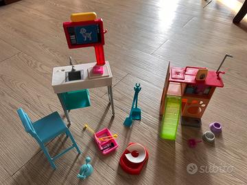 Set veterinario e toilettatura barbie