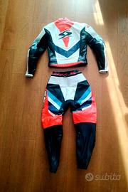 tuta moto Spyke in pelle 