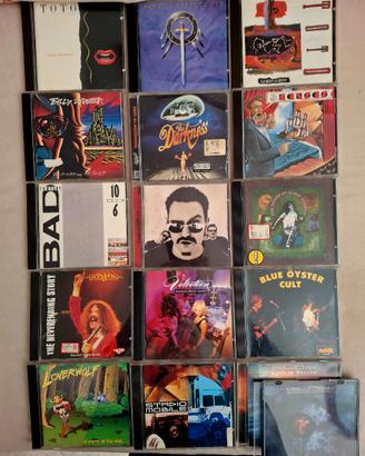 Lotto 16 cd Hard Rock originali in blocco