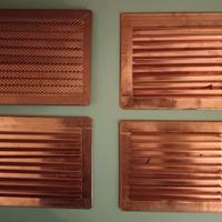 Griglia aerazione in rame