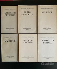 Shakespeare, Libri Biblioteca Universale Rizzoli