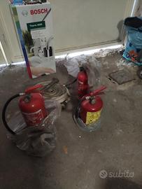 3 estintori a polvere