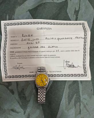 ROLEX DATA JUST ANNI 70