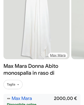 Abito da cerimonia Max Mara
