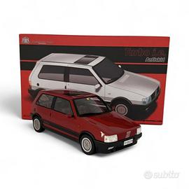 Fiat Uno Turbo i. e. Antiskid red 1:18 Laudoracing