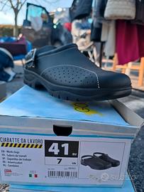 ciabatta/sandalo unisex in pelle