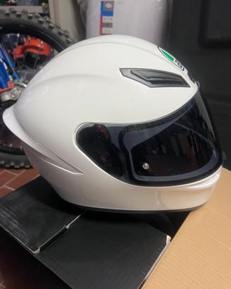 casco agv NUOVO XS con visiera chiara e scura