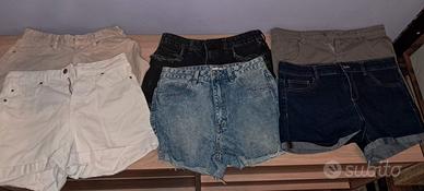 Lotto di 6 pantaloncini/shorts in jeans a 25 euro