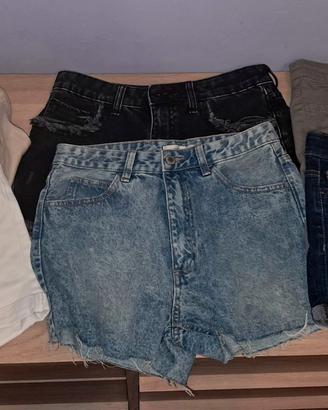 Lotto di 6 pantaloncini/shorts in jeans a 25 euro