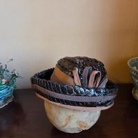 Cappello vintage modista Giusti Belli Roma