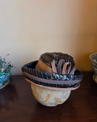 Cappello vintage modista Giusti Belli Roma