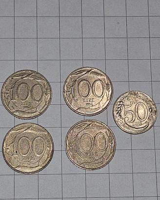 100 e 50 lire 